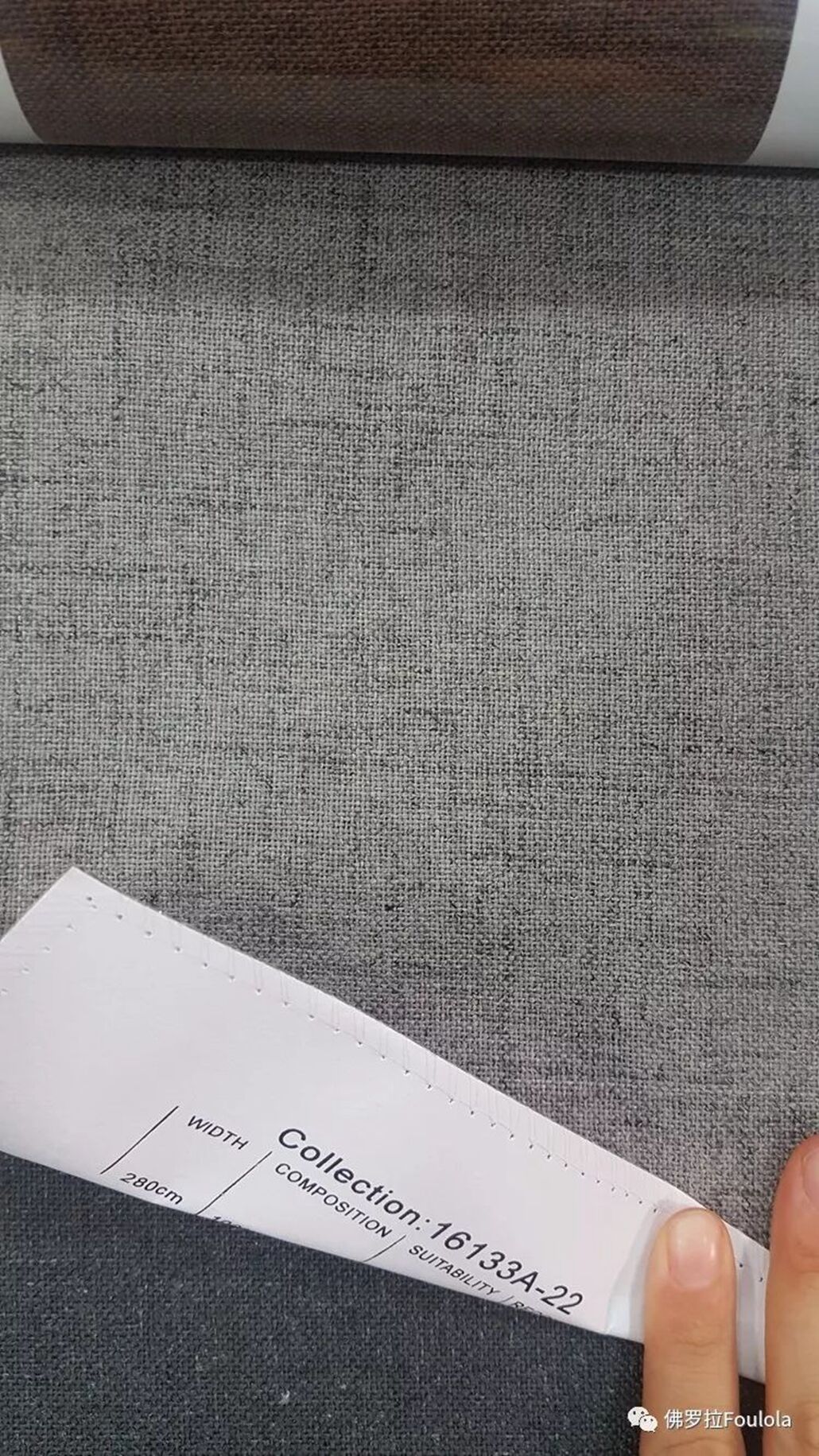 Foulola：16133A# Series,2.8/3.2m Two Sided Artwork Linen Fabric manufacture