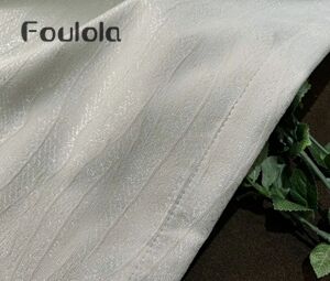 Foulola Ġurnaliżmu: 2.8/3.4m CFSL 8001# Saqqafa Lussu Jacquard Blackout