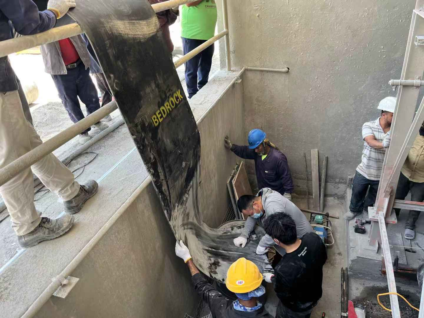 KILOMEGA Overseas Update | BEDROCK Completes Installation of Specialized Conveyor Belt for Dammam Mixing Plant, Enhancing Customer Operational Efficiency with Technical Solutions