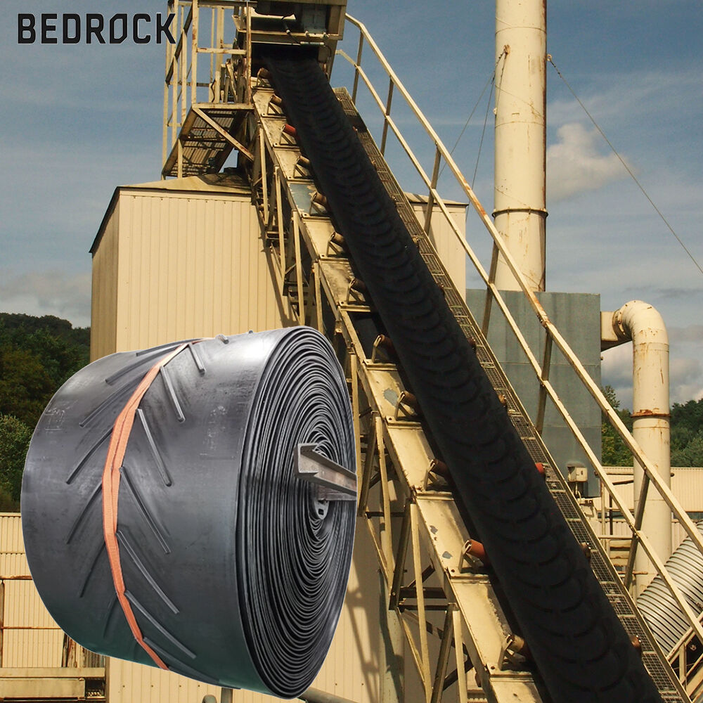 Chevron Pattern Rubber Conveyor Belt for Sand Gravel Stone Transport Anti Slip Chevron Conveyor Belt