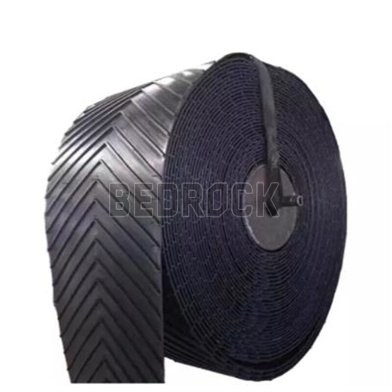 Steel Cord Chevron Conveyor Belt  for High Tension Mining Conveying System