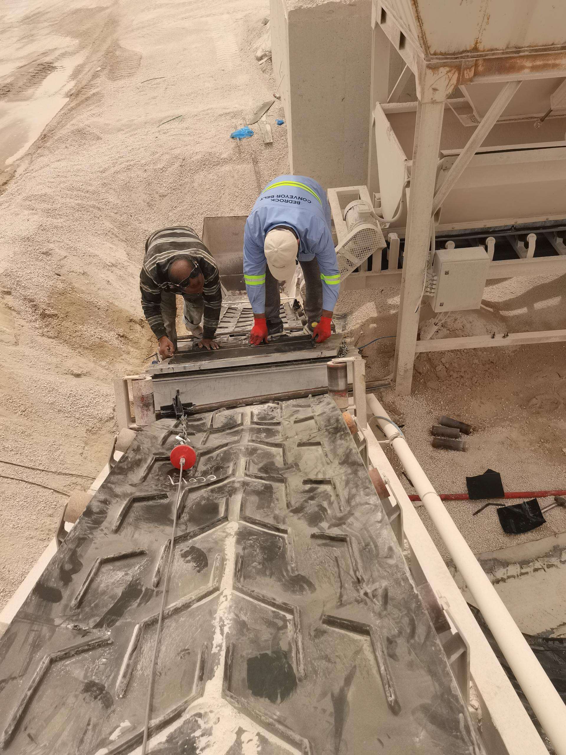BEDROCK Case Study — Major Saudi Quarry Achieves 75% Reduction in Conveyor Belt Downtime