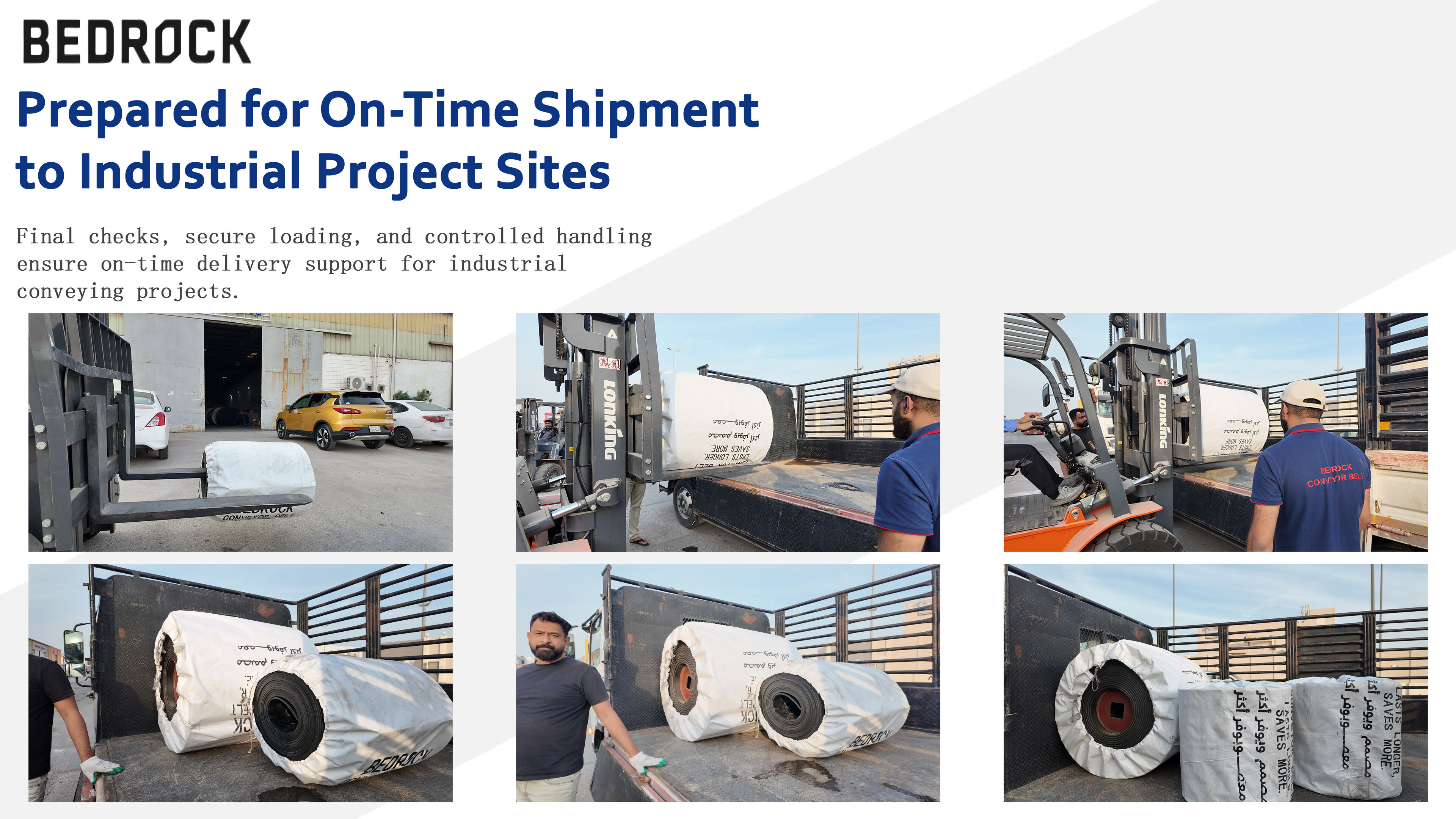 supporting a cement plant upgrade with installation ready conveyor belt delivery-2