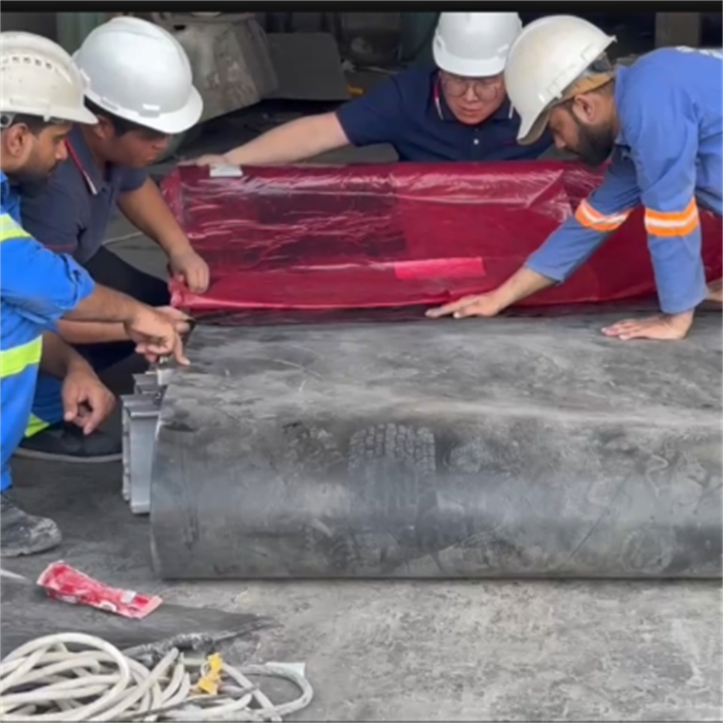 Bedrock and Eastern Province Cement Company Complete Technical Cooperation on Hot Vulcanized Conveyor Belt Jointing