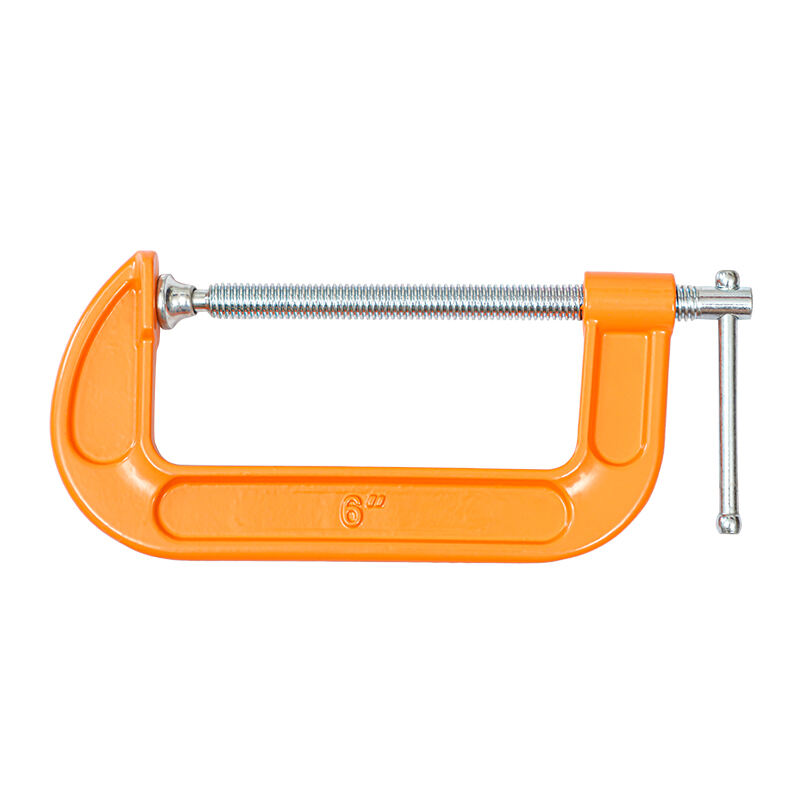 Gelber Leichtbau G-Schraubenschraubspanner 6