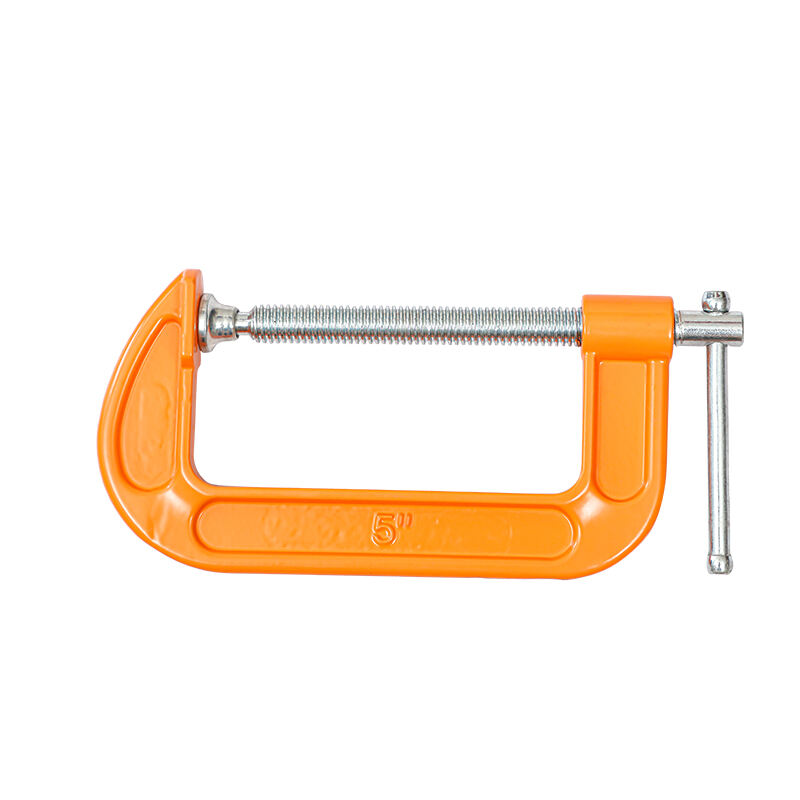 Gelber Leichtbau G-Schraubenschraubspanner 5
