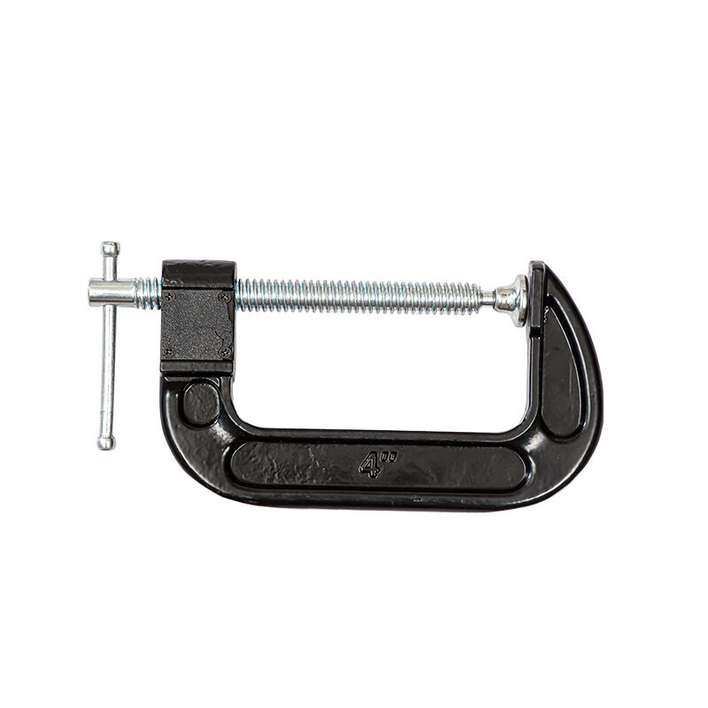 Schwarzer Super Schwerlast-G-Schraubenschlüssel 4''