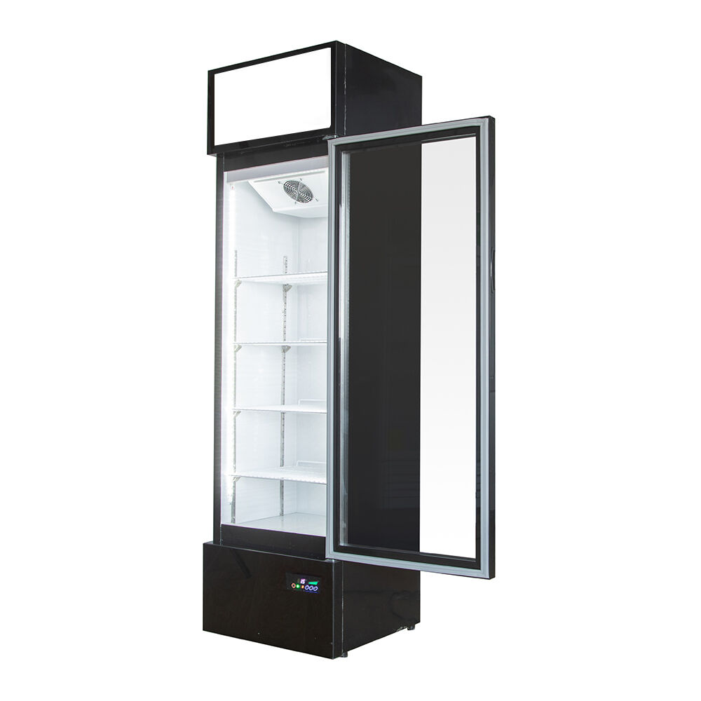 ثلاجات باب زجاجي من الفولاذ المقاوم للصدأ الفاخرة للاستخدام التجاري