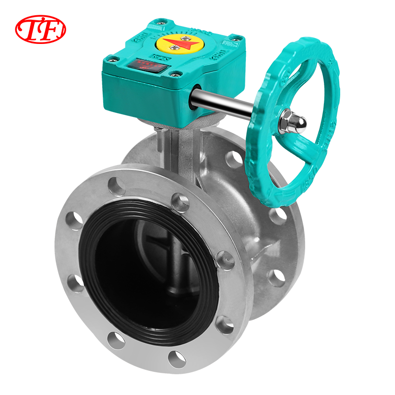 Stainless Steel Worm Gear Drive Flange Butterfly Valve EPDM D341X-10/16P