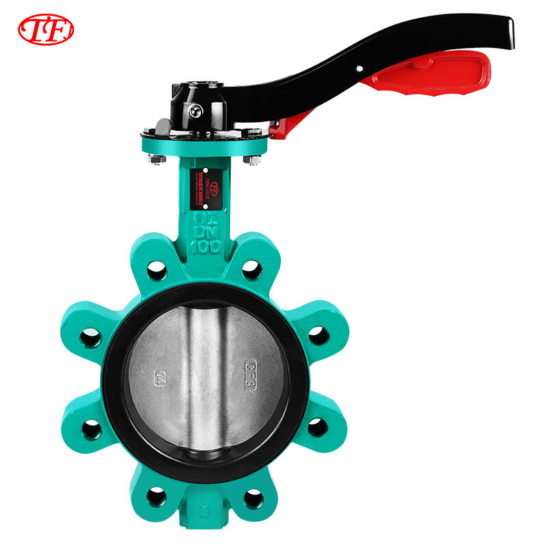 Cast Steel Lug Type Wafer Manual Handle Butterfly Valve EPDM