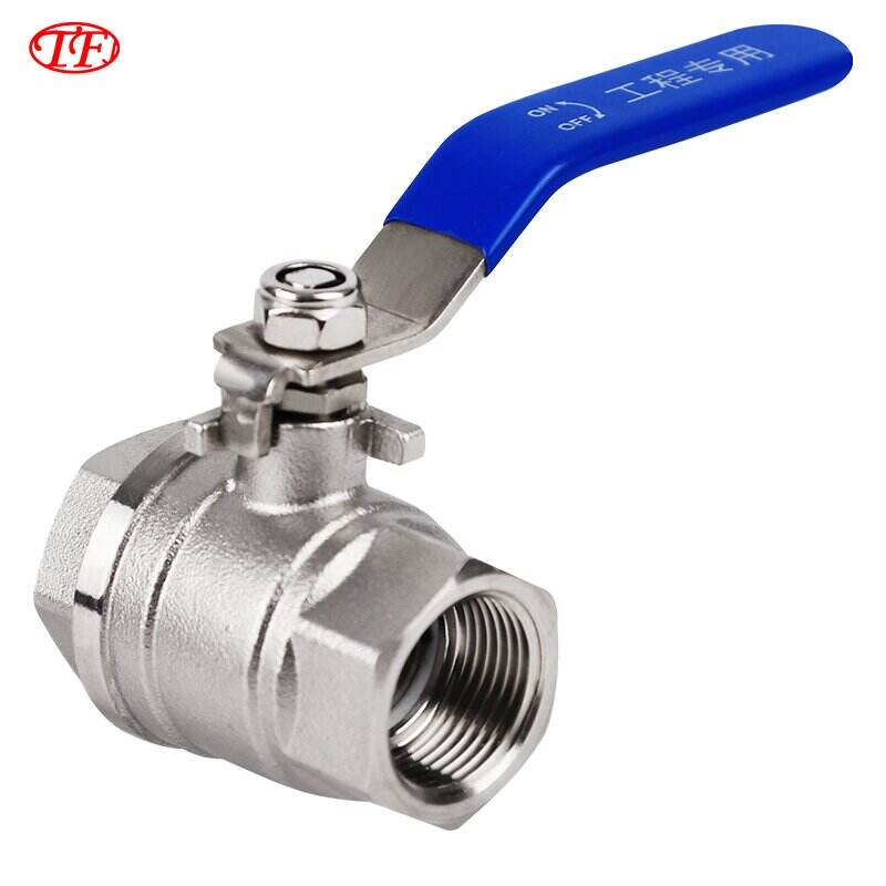 Stainless Steel Threaded Two-piece Ball Valve (304 Material)