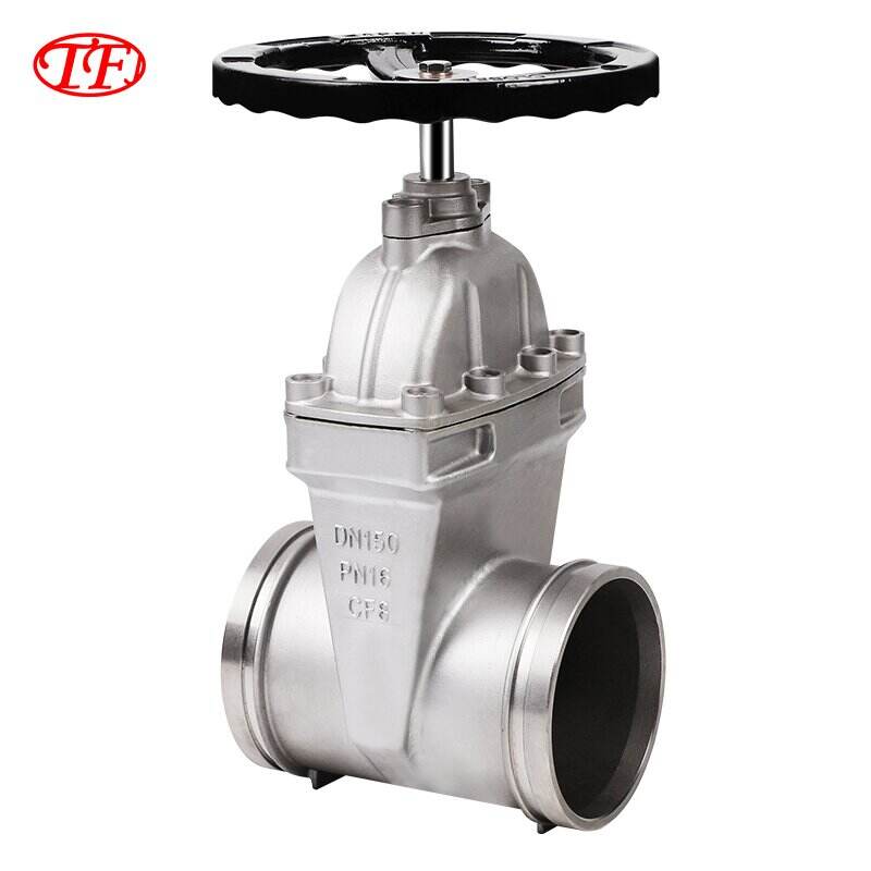 Stainless Steel Grooved Non-Rising Stem Soft-Seal Gate Valve Z85X-16P