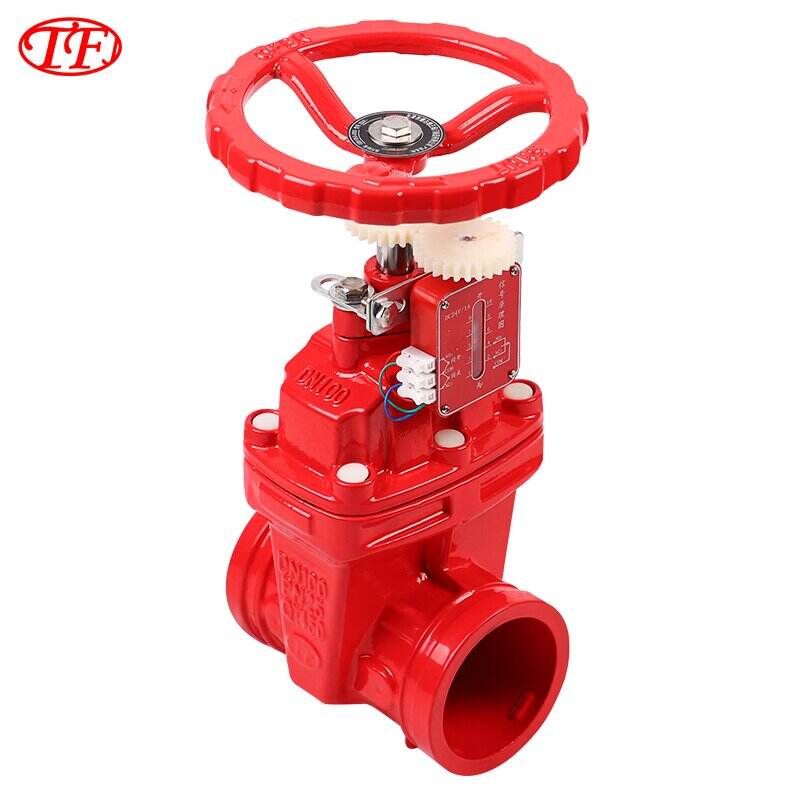 Grooved Inside Screw Non-Rising Stem Soft-sealed Signal Gate Valve SFZ85X-16Q