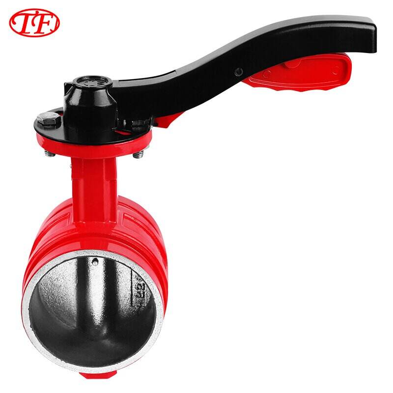 Ductile Iron Grooved Manual Handle Butterfly Valve SFD81X-25Q