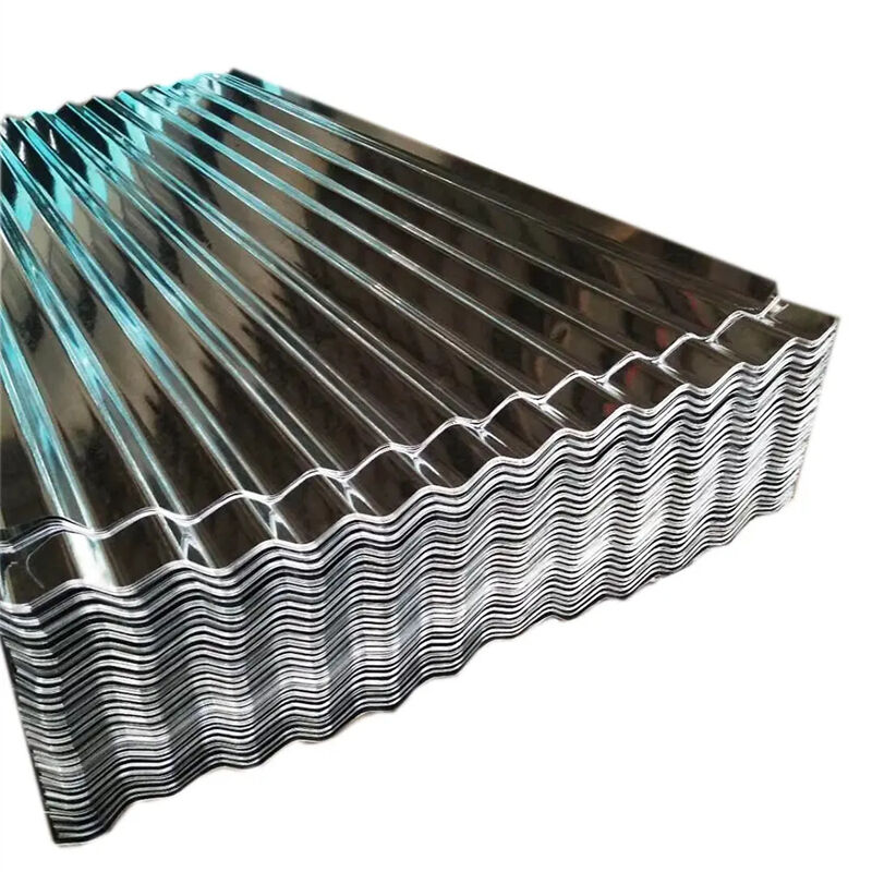 Multiple Building Uses BS/EN/GB/AISI/ASTM 0.1-0.8MM Thickness 670-914MM Width Hot Dipped Galvanized Corrugated   Roofing Sheet