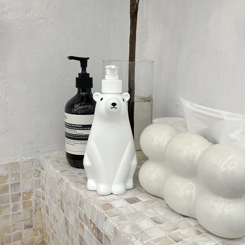 Upgrade your bathroom aesthetic with chic white lotion bottles