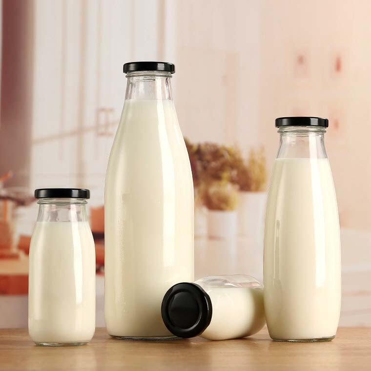 Switching to glass milk bottles for a greener future.