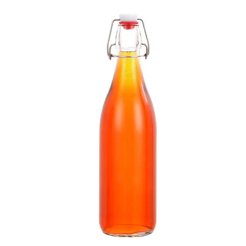 Glass Juice Bottles for a Chic Kitchen