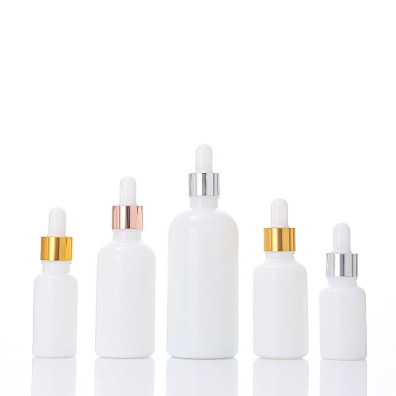 A stylish and practical storage solution for your essential oils - the white dropper bottle.
