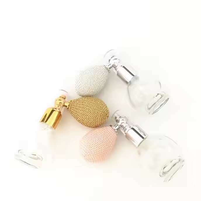 The importance of storing perfume in glass bottles.