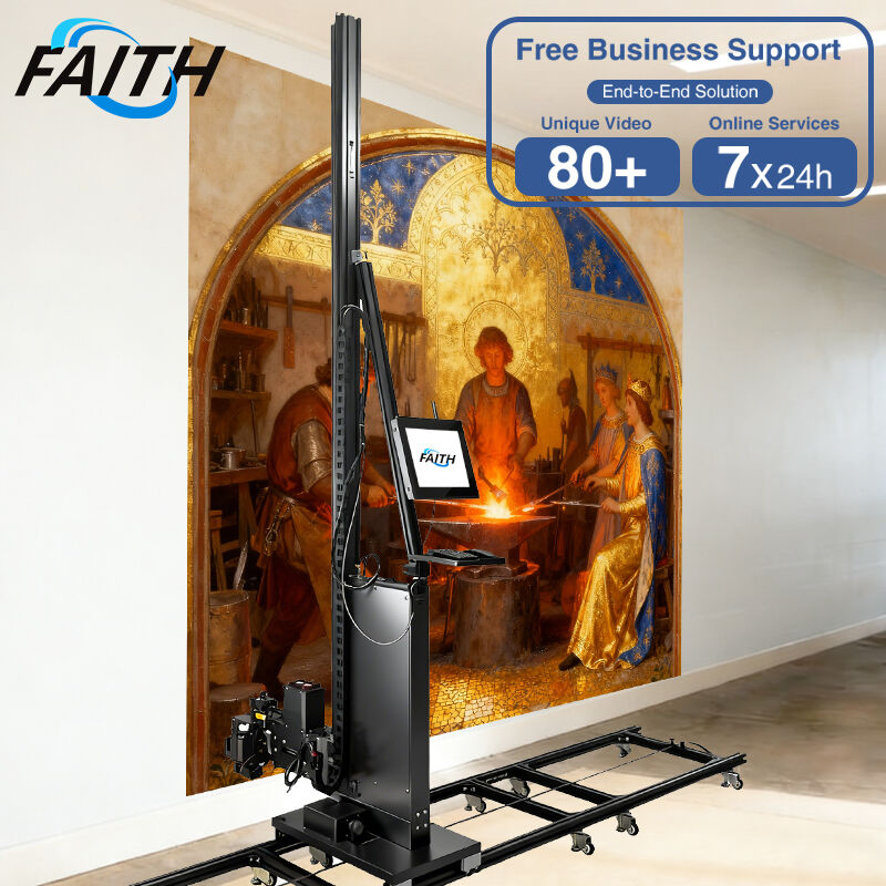 Duvar Baskı Makinesi 3D UV Mürekkep Püskürtmeli