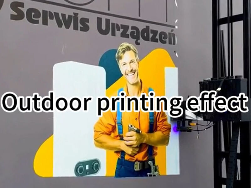 3D Vertical Direct To Mural Wall Printer Machine