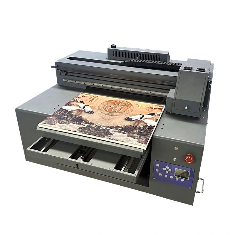 Automatic Intelligent UV Flatbed Printer To Mark Pictures On Nameplates