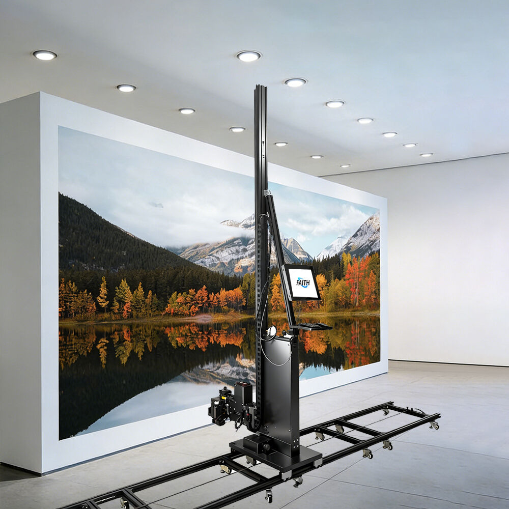 3D Vertical Wall Printer Outdoor Background Wall Mural Printer 3D Wall UV Ink