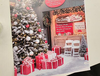 UV flatbed printer application at Christmas