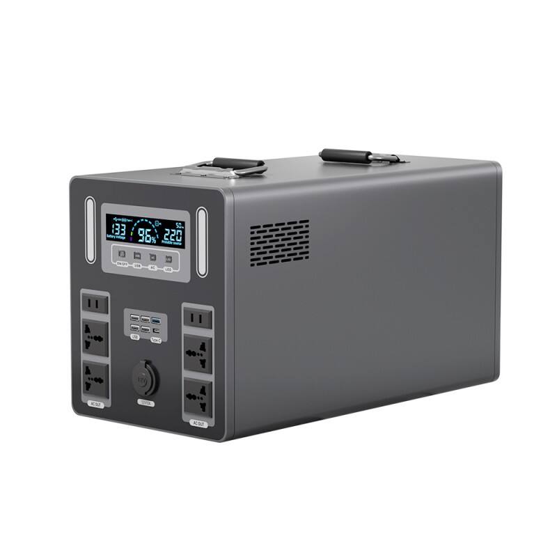 1500W 3000W Portable Solar Generator Home Camping Emergency Power Bank Supply LiFePO4 UPS Quick Charge Portable Power Station