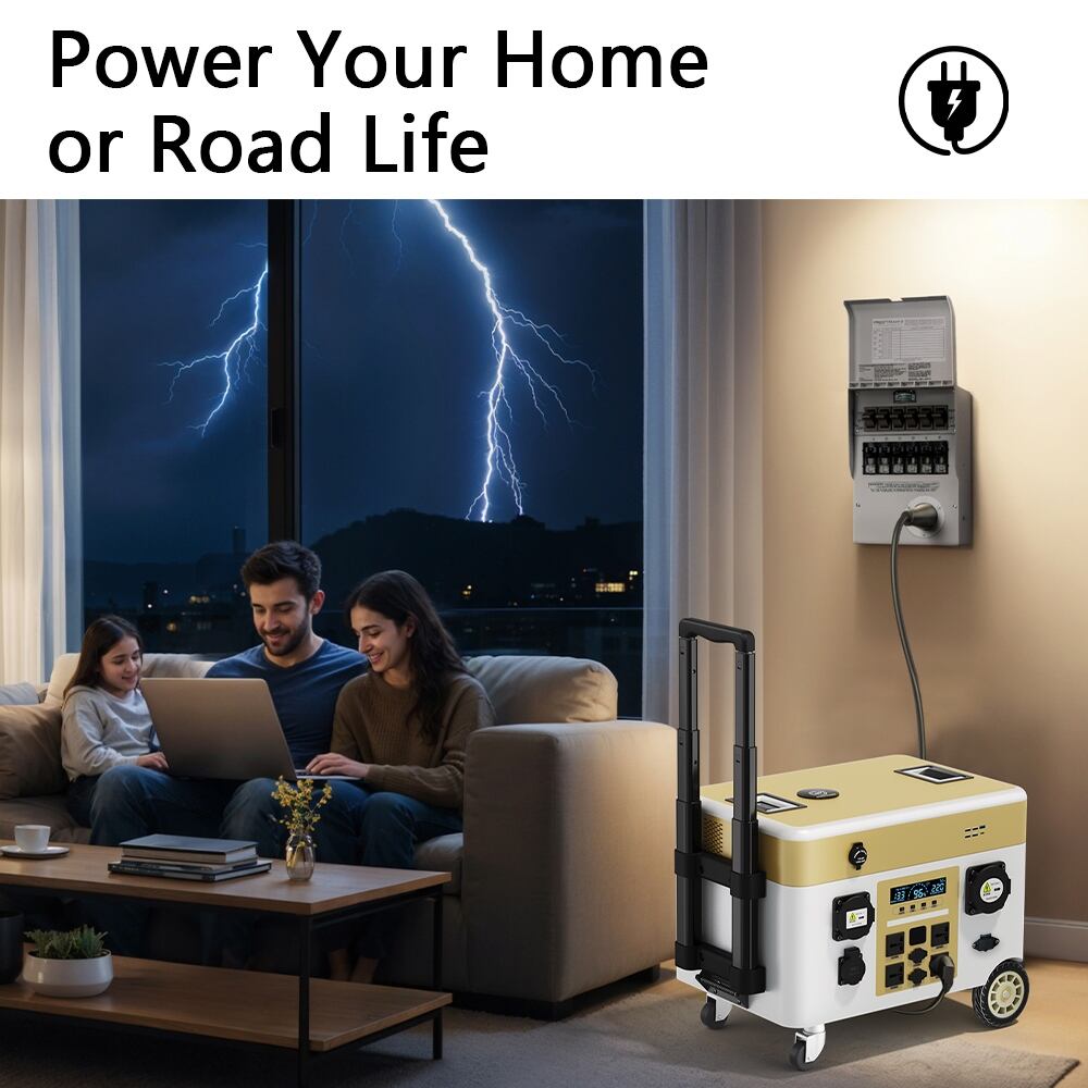 1500W PowerfulPortable Power Station 2000Wh Output Energy Storage Supply Solar Generator Lifepo4 Energy Storage Lithium Battery-2
