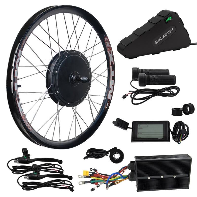 High Quality 48V 52V 60V 72V 1500W Mtx Motor Electric Motorcycle E-bike Conversion Kit for Bicycles EBike