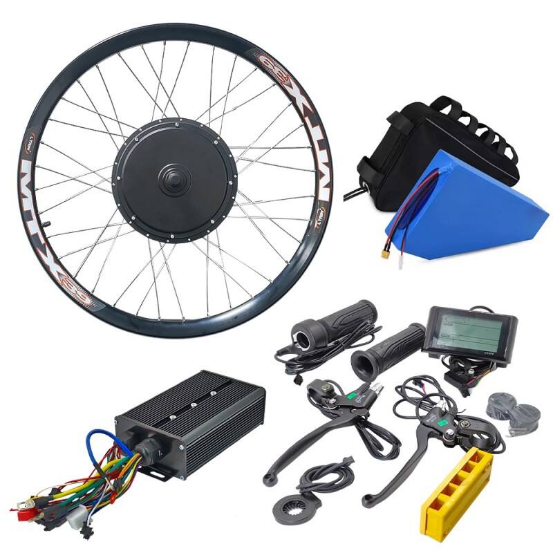 High Quality 48V 52V 60V 72V 5000W Mtx Motor Electric Motorcycle E-bike Conversion Kit for Bicycles EBike