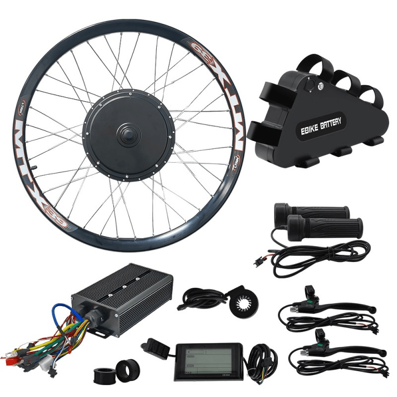 High Quality 48V 52V 60V 72V 3000W Mtx Motor Electric Motorcycle E-bike Conversion Kit for Bicycles EBike