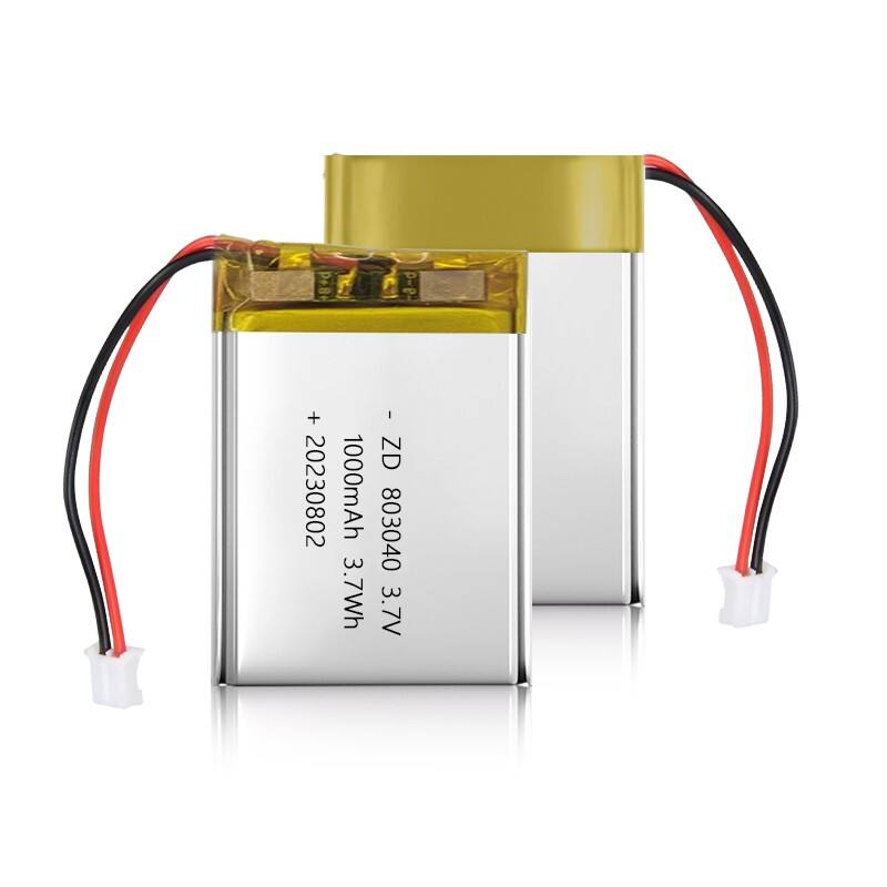 803040 Κυψέλη Μπαταρίας 500 Κύκλοι Ζωής 1000mAh 3.7v PCM Επαναφορτιζόμενη Πολυμερική Μπαταρία Λιθίου