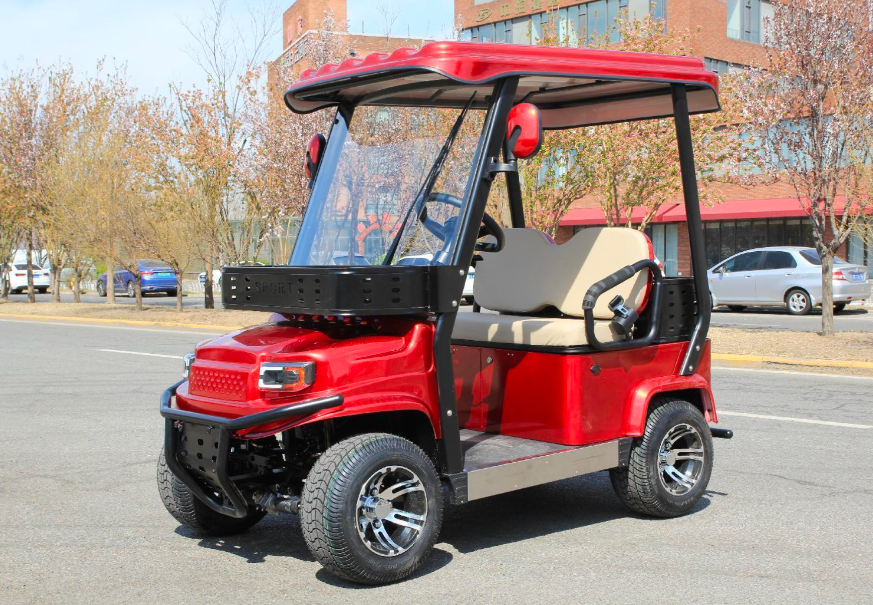 Vehículo Eléctrico de Pasajeros Utilitario ZLT FP2, Vehículo Eléctrico Compacto de 4 Ruedas para Transporte de Corta Distancia, Coche de Golf