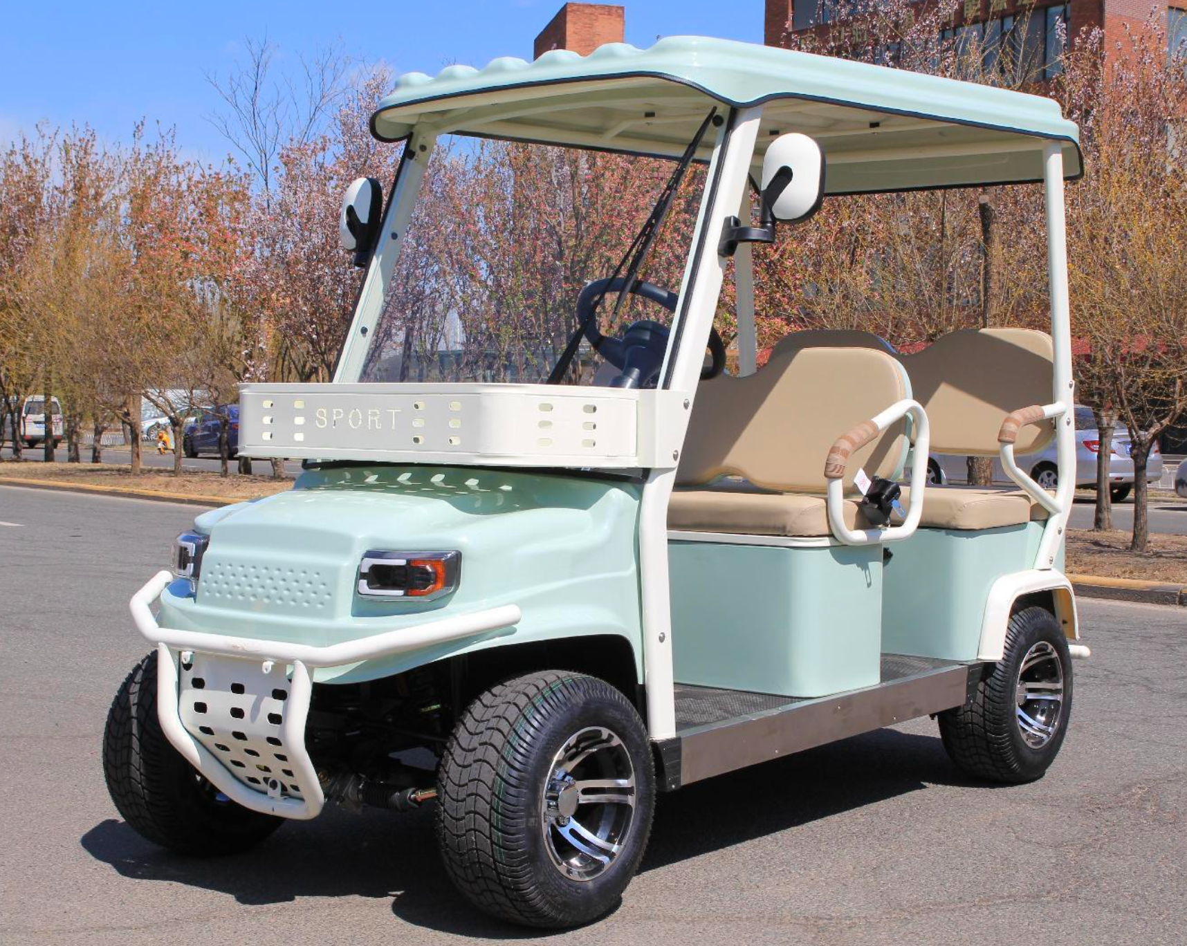 ZLT FP4 Eléctrico de 4 Plazas para Transporte de Pasajeros | Carro Eléctrico Premium para Campo de Golf y Transporte en Resorts