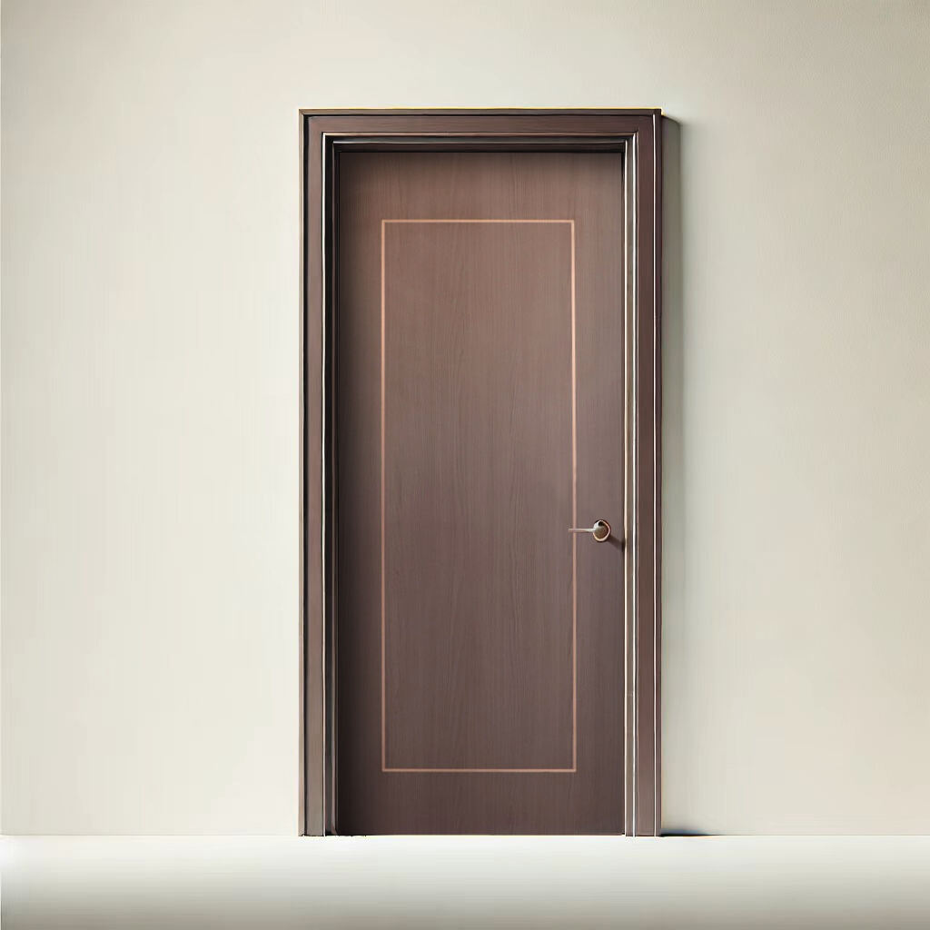 Oem Odm Factory PVC Sheet For Door Full Colors Customization Without Frame Wpc Doors For Bathroom