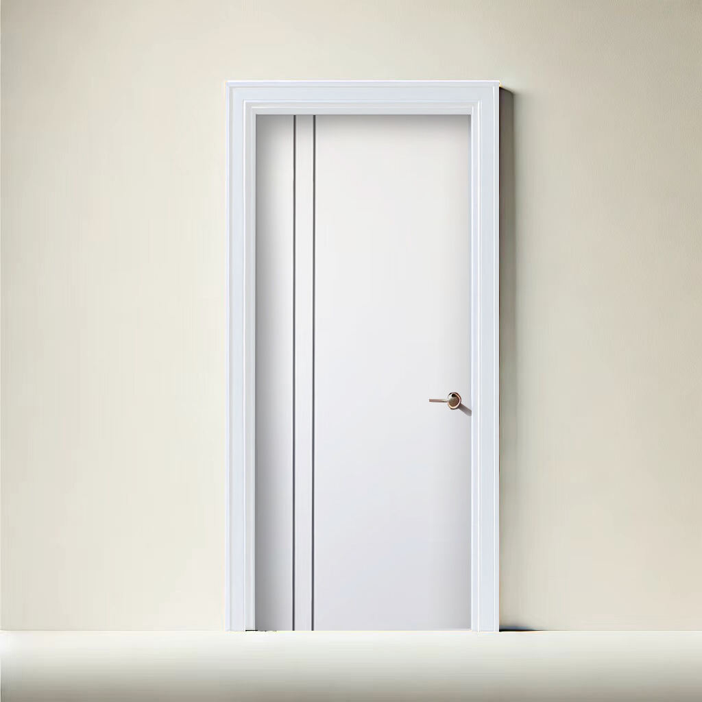 Cheap Price Hollow Panel Door White Low Maintenance PVC Plastic Panel PVC Door For Toilet