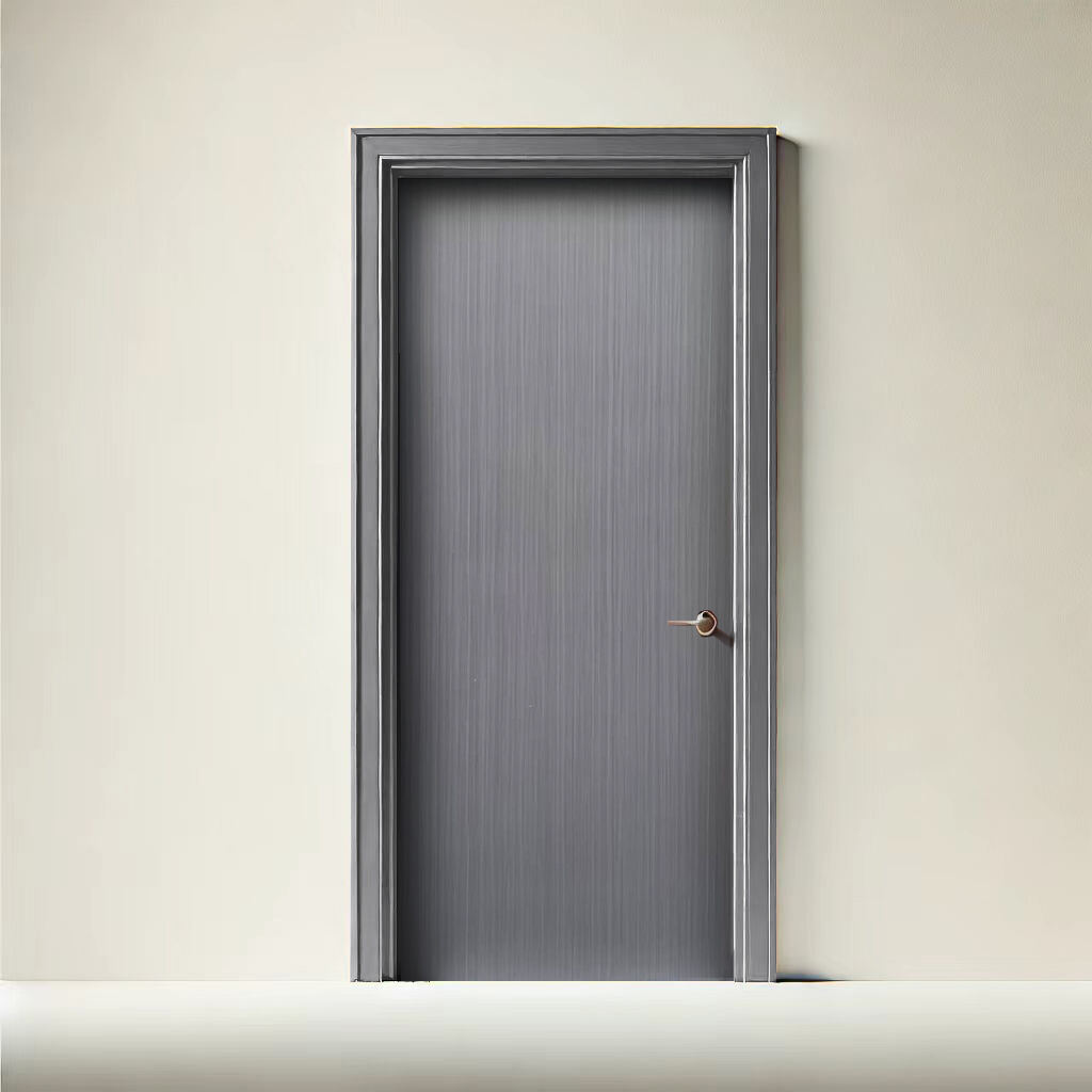 Wholesale Supplier Strip Structure Anti-bugs PVC sheets PVC Bathroom Door Interior Door For Houses