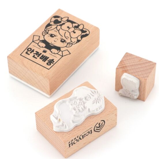 Classic style: The enchantment of handmade wooden stamps