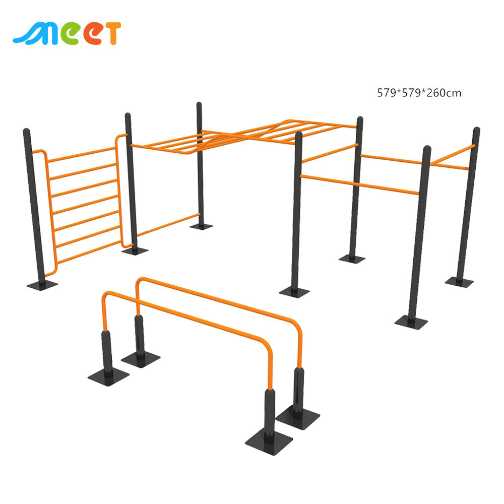 Durable Community Fitness Gear for Park Hotel Street Public Scenarios Outdoor Fitness Equipment Park HX-260320-H1