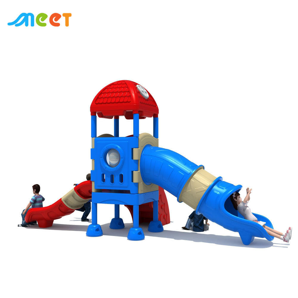 Buitenspeeltoestel klimmen en glijden combinatie speeltoestellen buitenspeeltoestellen kinderspeelgoed buitenglijbaan MT-LSL008