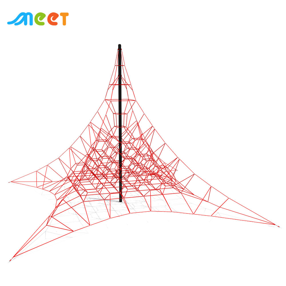 Rope Net Climber Steel Rope Playground Outdoor for Children's Park MT-SSW017