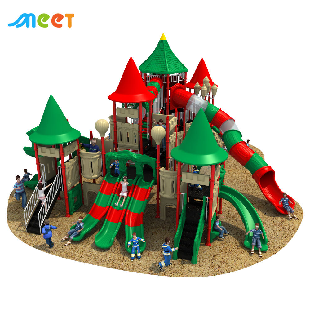 High quality factory outdoor slide playground MT-HOH011