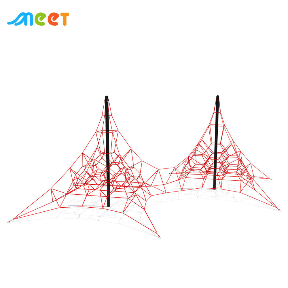 Outdoor Playground Equipment for Kids Factory-Sourced Rope Climbing Game MT-SSW020