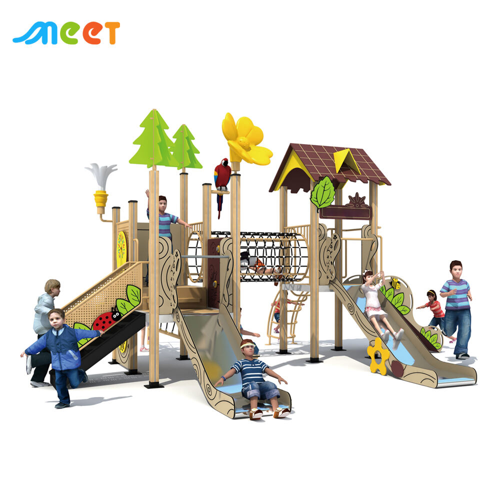 Holz-Außenspielplatzanlage MT-LSM003