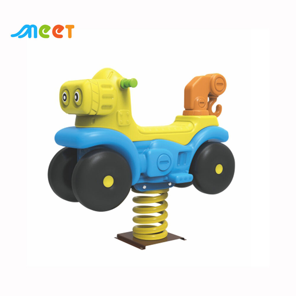 Outdoor Plastic Spring Rider Car Shape Rider MT-YM007