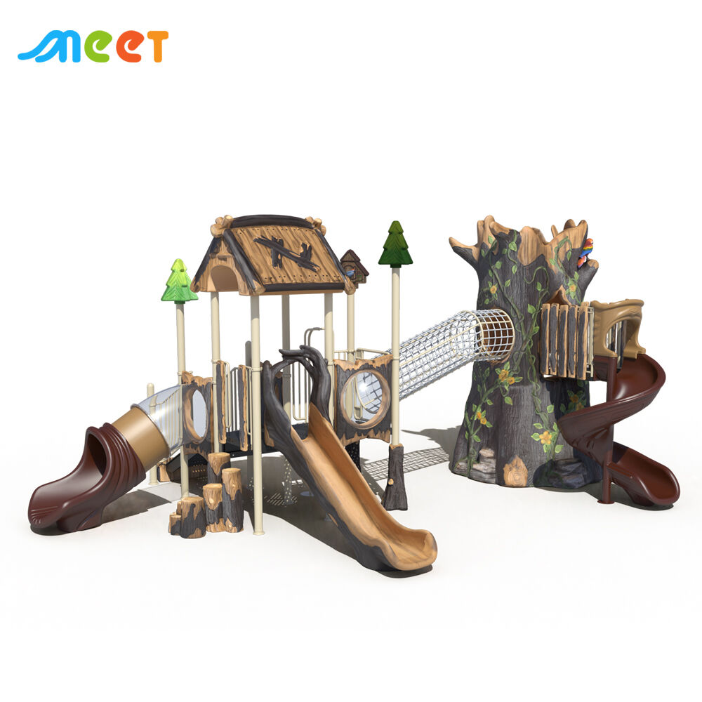 Most Popular Kids Playground With Slide for Children Playing Children Outdoor Play Equipment MT-FSW004