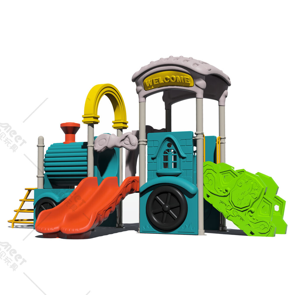 Najnovejša nova konstrukcija dobra kakovost plastična drsalna postaja za igrališče na prostem MT-CJF1103-1